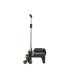 Carro escolar safta portamochila plegable triple rueda negro 880x320x235 mm