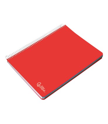Cuaderno espiral liderpapel a5 micro witty tapa dura 120h 90gr cuadro 5mm 5 bandas 6 taladros colores surtidos