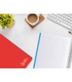 Cuaderno espiral liderpapel a5 micro witty tapa dura 120h 90gr cuadro 5mm 5 bandas 6 taladros colores surtidos