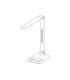 Lampara de oficina q connect sobremesa profesional abs 40 leds 10 w interruptor sensor 3 niveles color negro