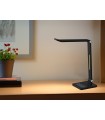 Lampara de oficina q-connect sobremesa profesional abs 40 leds 10 w interruptor sensor 3 niveles color negro