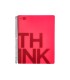 Cuaderno espiral liderpapel a4 micro think tapa plastico 140h 80 gr cuadro 5mm 5 bandas 4 taladros 4