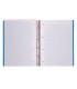 Cuaderno espiral liderpapel a4 micro think tapa plastico 140h 80 gr cuadro 5mm 5 bandas 4 taladros 4