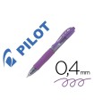 Boligrafo pilot g-2 violeta tinta gel retractil sujecion de caucho