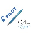 Boligrafo pilot g-2 pixie azul claro tinta gel retractil sujecion de caucho