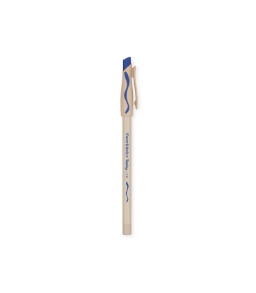 Boligrafo replay azul con goma de borrar