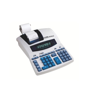 Calculadora ibico 1232x impresora pantalla fluor papel 57 mm 12 digitos impresion bicolor
