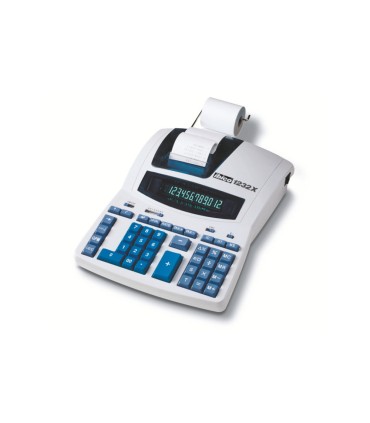 Calculadora ibico 1232x impresora pantalla fluor papel 57 mm 12 digitos impresion bicolor