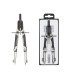 Compas rotring compact micrometrico ajuste rapido longitud 17 cm circunferencia 36 cm
