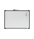 Pizarra blanca nobo magnetica marco dos tonos color 585x430 mm