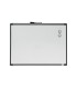 Pizarra blanca nobo magnetica marco dos tonos color 585x430 mm