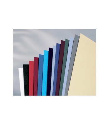 Tapa encuadernacion gbc carton antelope gbc s mil piel din a4 250 gr color azul claro pack de 100 unidades