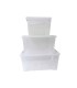 Caja de almacenaje archivo 2000 polipropileno apilable y encajable con tapa 10 litros transparente 280x400x130 mm