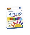 Plastilina giotto colores clasicos caja de 6 unidades colores surtidos