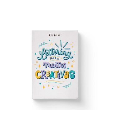 Cuaderno rubio lettering para mentes creativas