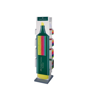 Rotulador faber castell fluorescente familia textliner expositor de suelo 480 unidades colores surtidos