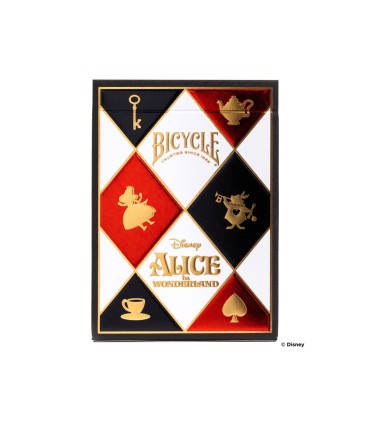 Baraja de cartas bicycle alice in wonderland
