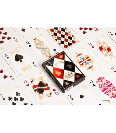 Baraja de cartas bicycle alice in wonderland
