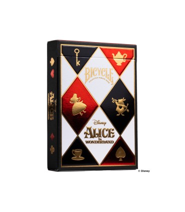 Baraja de cartas bicycle alice in wonderland