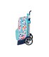 Cartera escolar safta united colors benetton brochitas con carro 300x140x460 mm