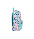 Cartera escolar safta united colors benetton brochitas mochila 300x140x460 mm