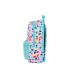 Cartera escolar safta united colors benetton brochitas mochila 300x140x460 mm