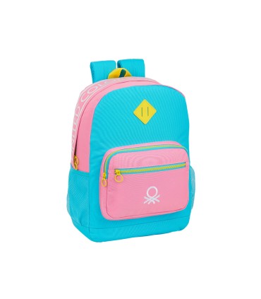 Cartera escolar safta benetton color block mochila 320x140x430 mm