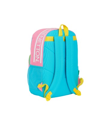 Cartera escolar safta benetton color block mochila 320x140x430 mm