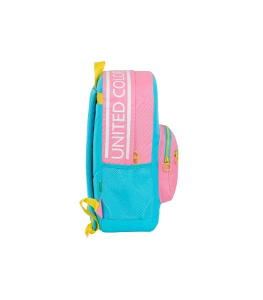 Cartera escolar safta benetton color block mochila 320x140x430 mm
