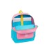 Cartera escolar safta benetton color block mochila 320x140x430 mm