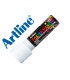 Rotulador artline poster marker epp 30 punta rectangular 30 mm color blanco