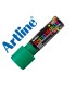 Rotulador artline poster marker epp 30 punta rectangular 30 mm color verde