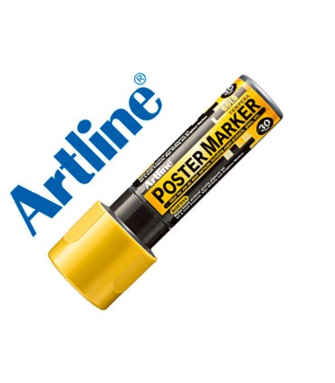 Rotulador artline poster marker epp 30 punta rectangular 30 mm color oro