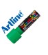 Rotulador artline poster marker epp 30 punta rectangular 30 mm color verde fluor
