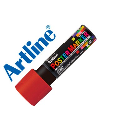 Rotulador artline poster marker epp 30 punta rectangular 30 mm color marron