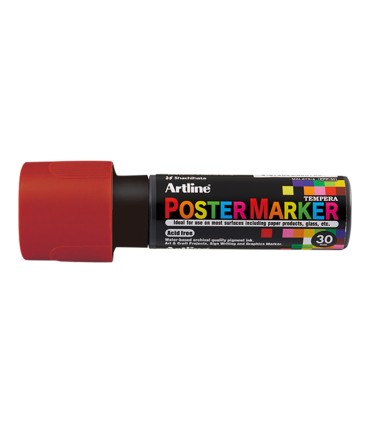 Rotulador artline poster marker epp 30 punta rectangular 30 mm color marron