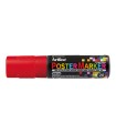 Rotulador artline poster marker epp-20 punta rectangular 20 mm color rojo