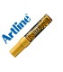 Rotulador artline poster marker epp 12 punta rectangular 12 mm color oro