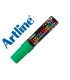 Rotulador artline poster marker epp 12 punta rectangular 12 mm color verde fluor