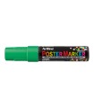 Rotulador artline poster marker epp-12 punta rectangular 12 mm color verde fluor