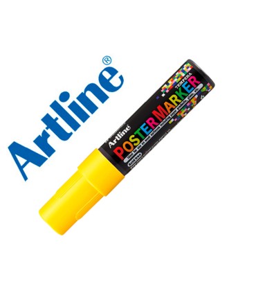Rotulador artline poster marker epp 6 punta redonda 6 mm color amarillo