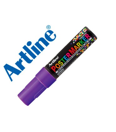 Rotulador artline poster marker epp 6 punta redonda 6 mm color violeta