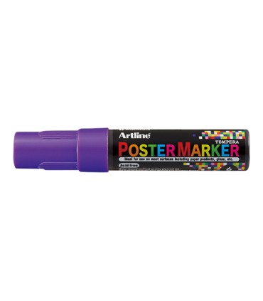 Rotulador artline poster marker epp 6 punta redonda 6 mm color violeta