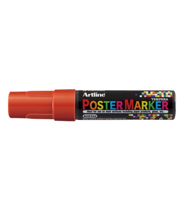 Rotulador artline poster marker epp 6 punta redonda 6 mm color marron