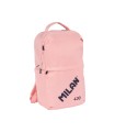 Mochila escolar milan con cierre de seguridad 15 litros 430 since 1918 color rosa