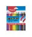 Set rotuladores maped color pepjungle 12 colores + 15 lapices de colores infinity surtidos