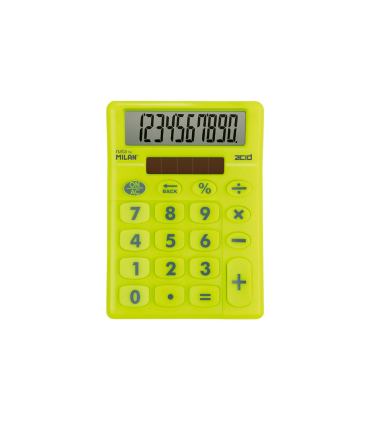 Calculadora milan sobremesa acid 10 digitos colores surtidos