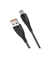 Cable usb 2.0 veger usb-a a usb-c longitud 1,2 mt color negro