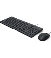 Set teclado+raton hp con cable color negro