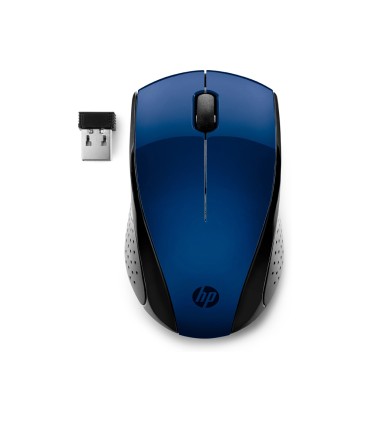 Raton hp 220 lumiere inalambrico 1600 dpi 3 botones color azul